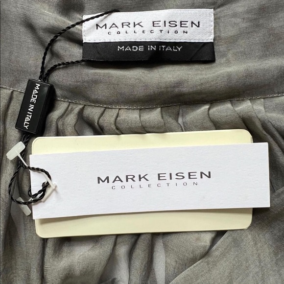 NWT - Vintage Marc Eisen Collection 100% chiffon grey maxi skirt-Circa 90’s - Picture 1 of 3